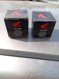 Filtros de aceite Honda